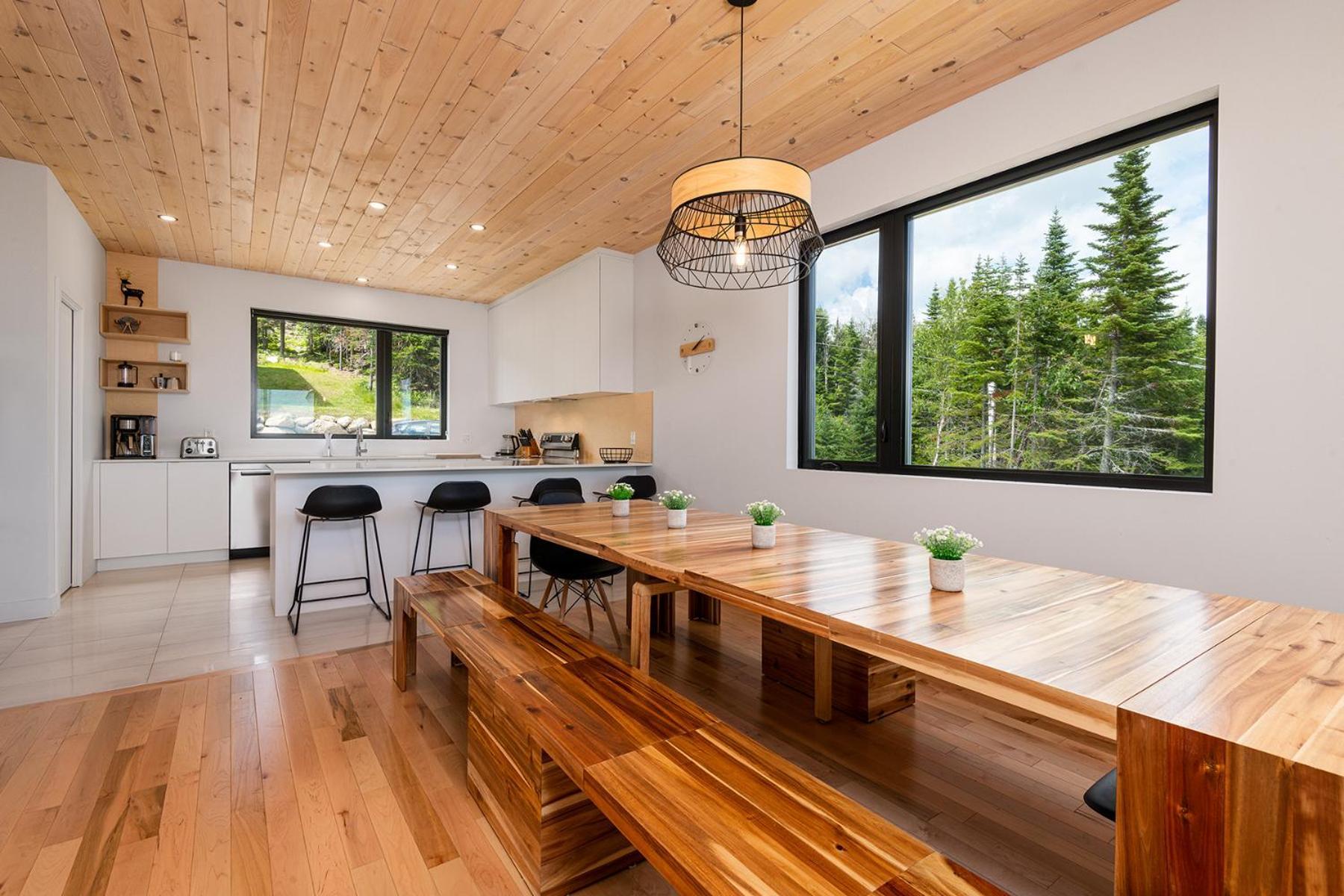 Les Chalets-Forêt du Massif Petite-Riviere-Saint-Francois Quarto foto